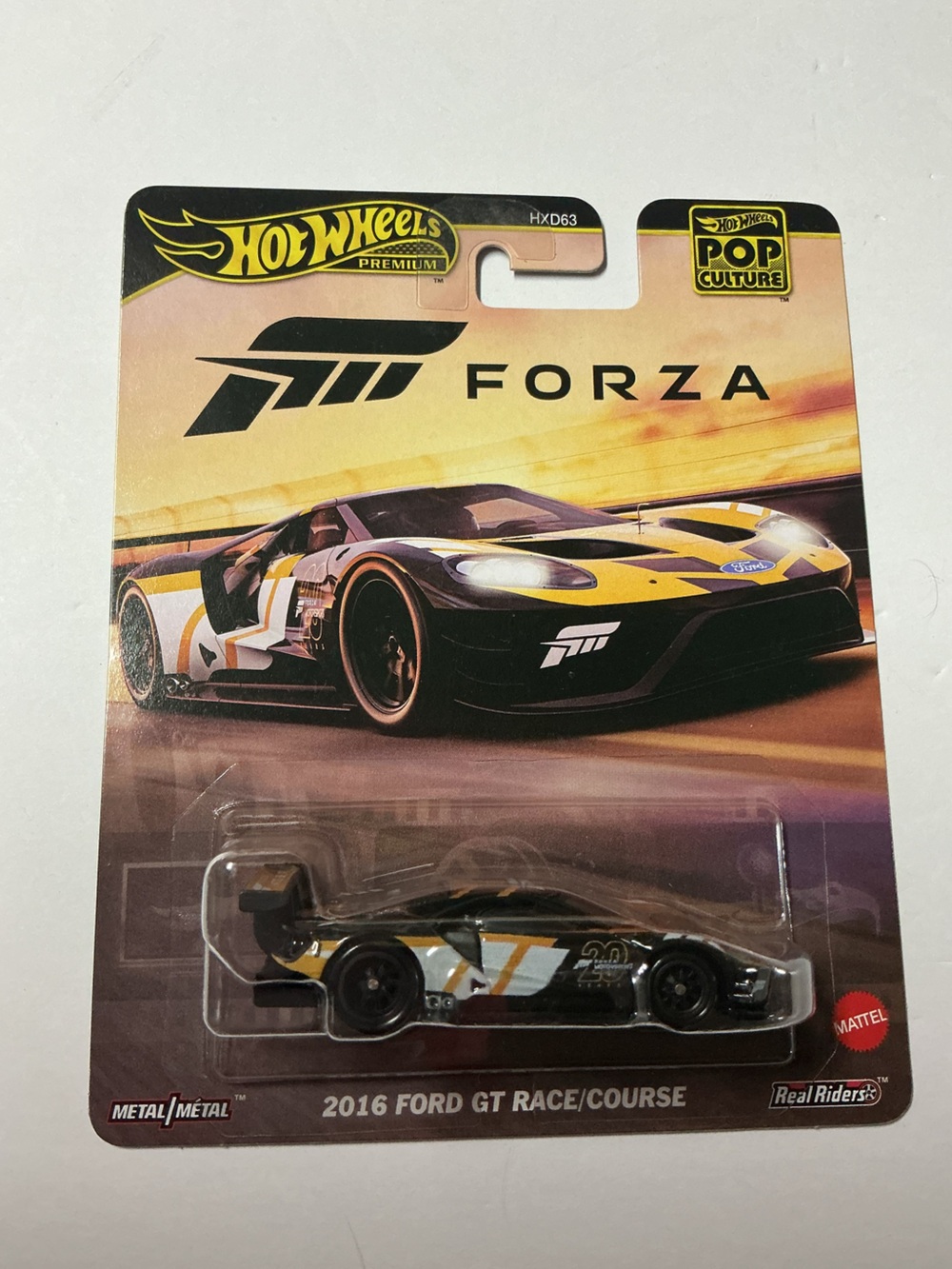 Hot Wheels Premium Pop Culture Forza 2016 Ford GT Race/Course